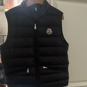 Moncler Black Quilted Vest
